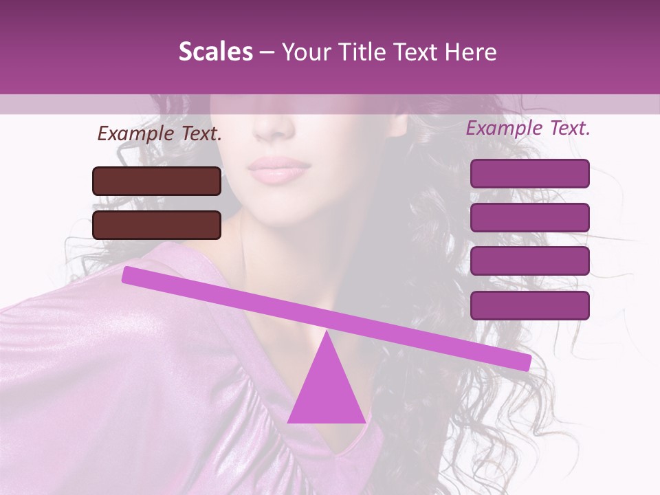 Woman Hair PowerPoint Template