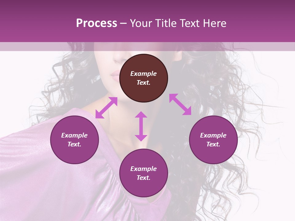 Woman Hair PowerPoint Template