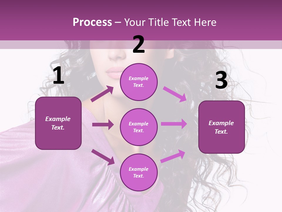Woman Hair PowerPoint Template
