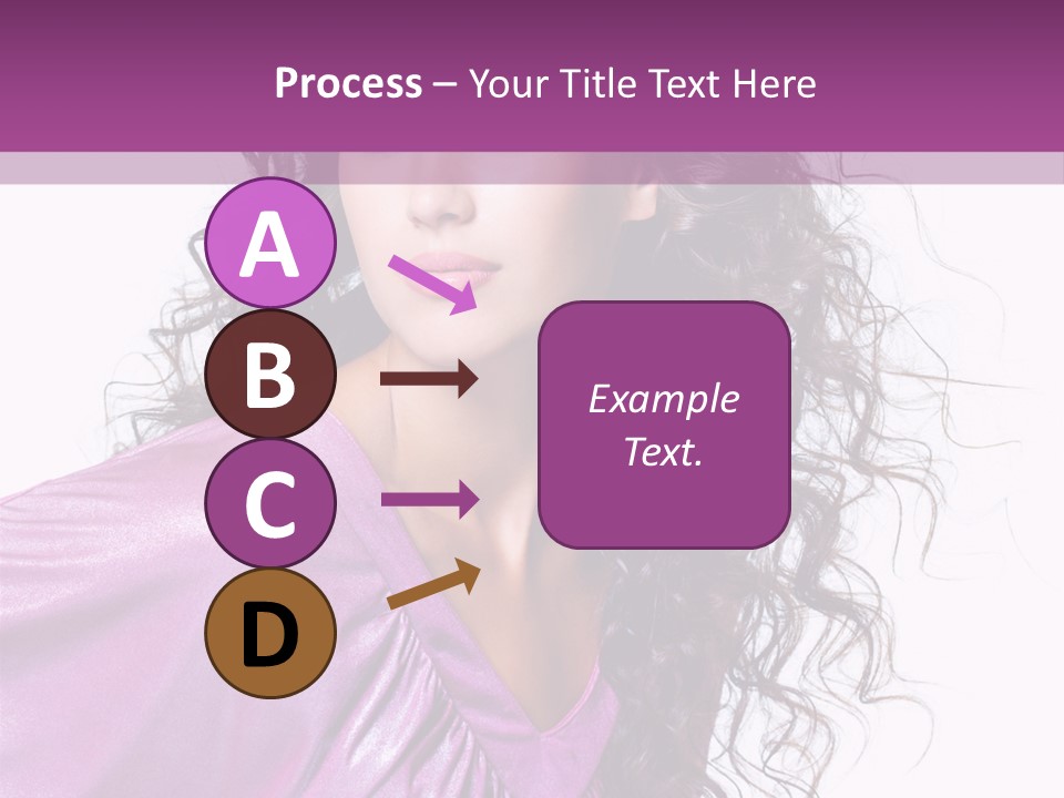 Woman Hair PowerPoint Template