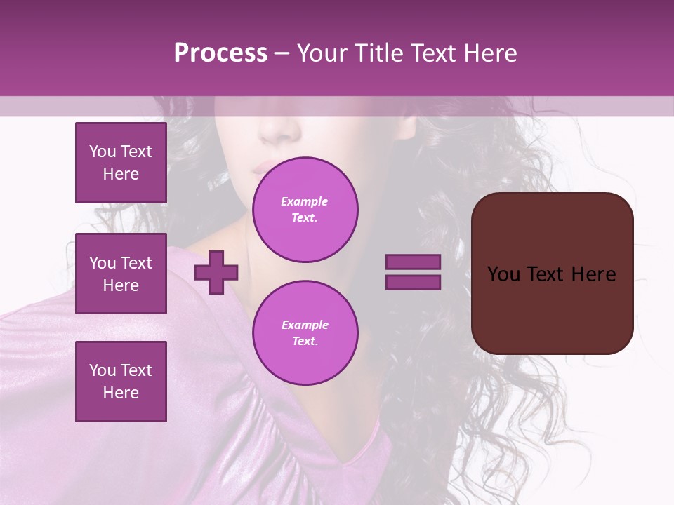 Woman Hair PowerPoint Template