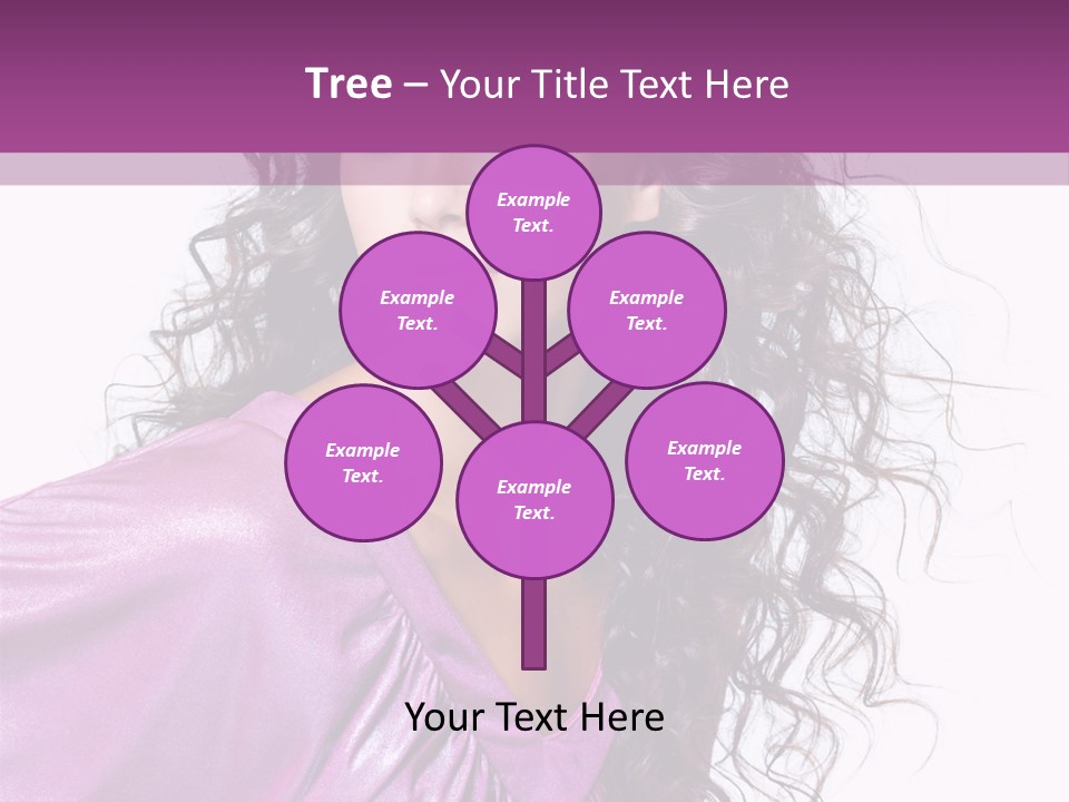 Woman Hair PowerPoint Template