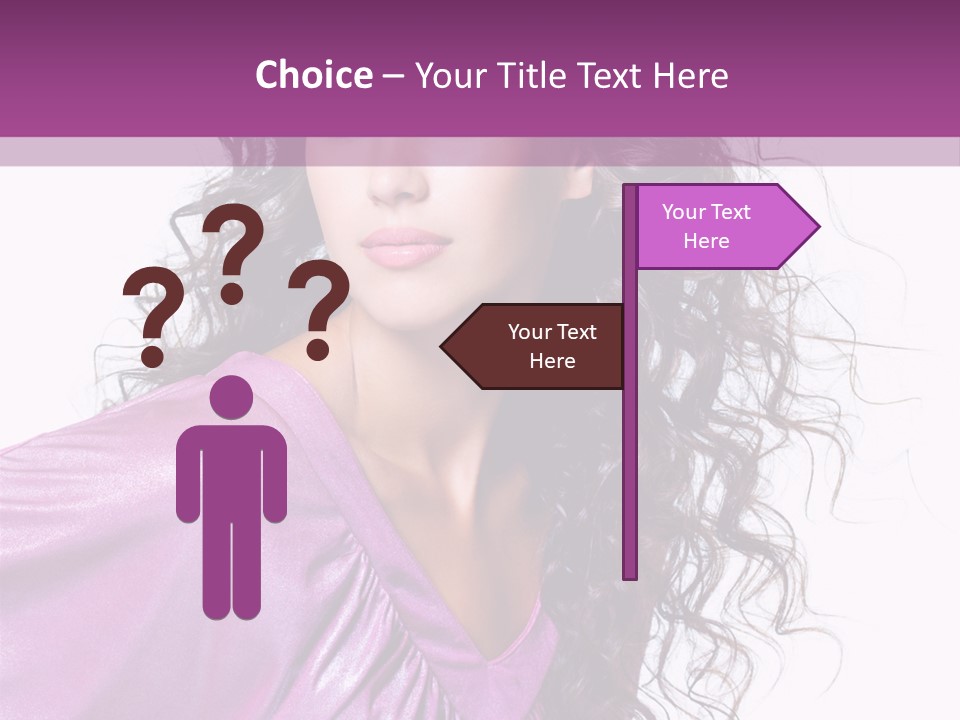 Woman Hair PowerPoint Template