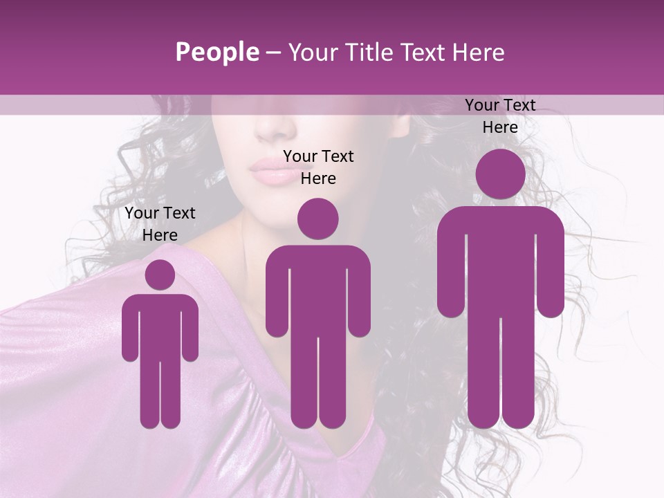 Woman Hair PowerPoint Template