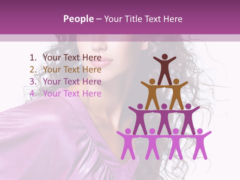 Woman Hair PowerPoint Template