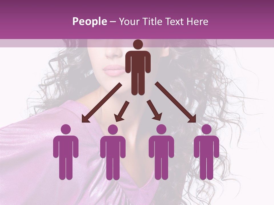 Woman Hair PowerPoint Template