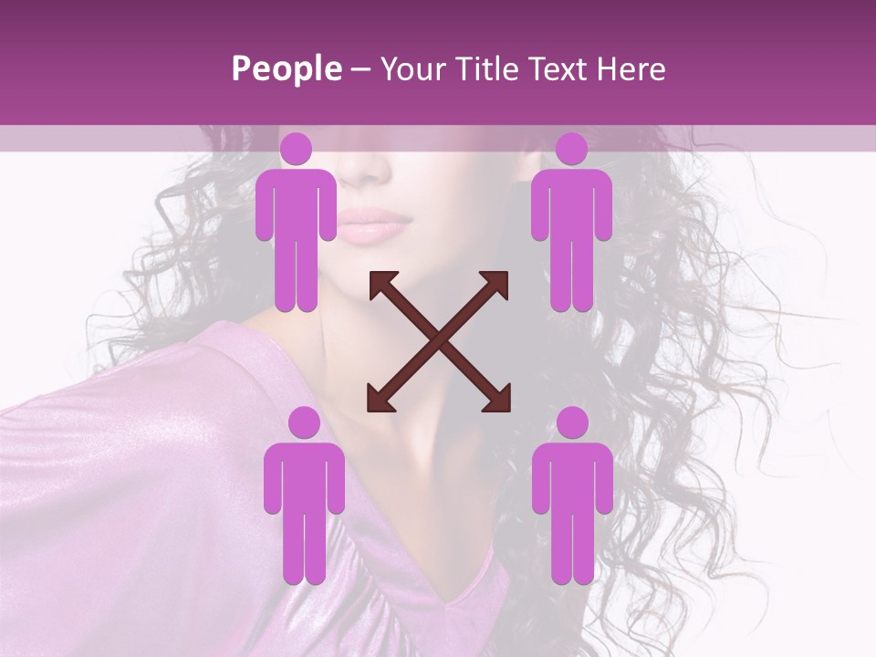 Woman Hair PowerPoint Template