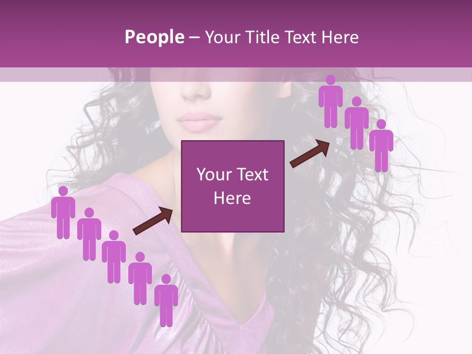 Woman Hair PowerPoint Template