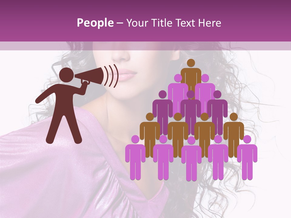 Woman Hair PowerPoint Template