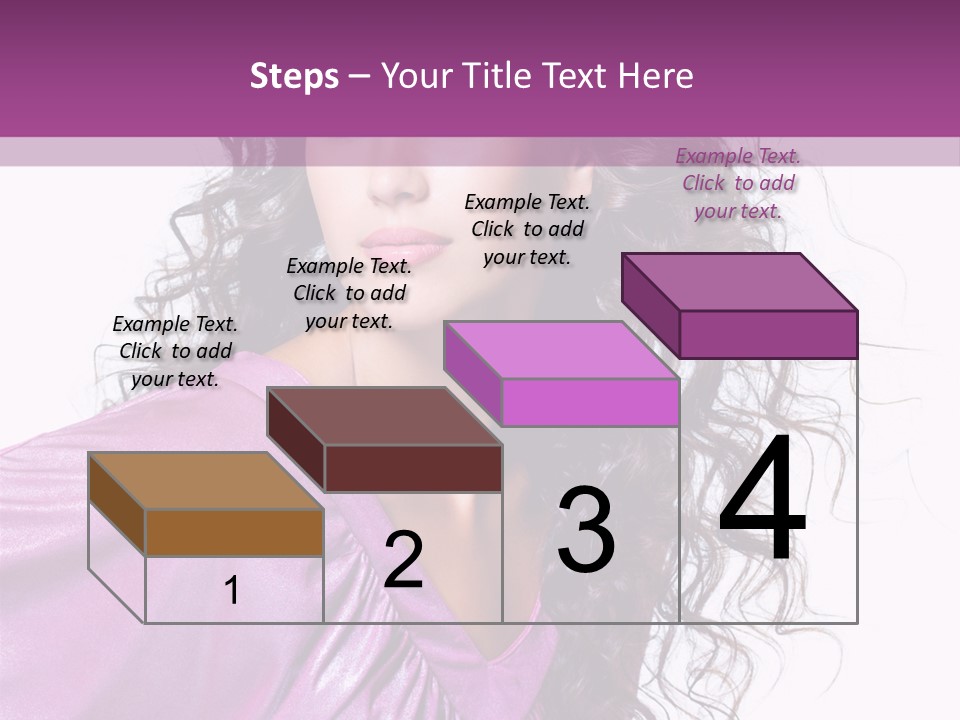 Woman Hair PowerPoint Template