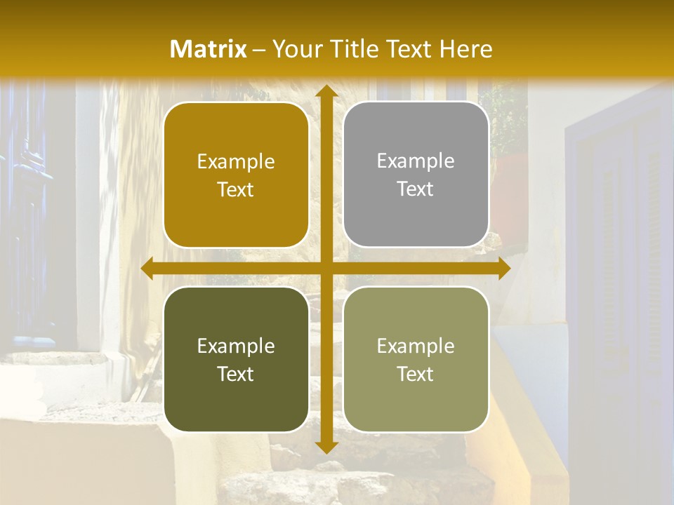 Pretty Greek Islands PowerPoint Template