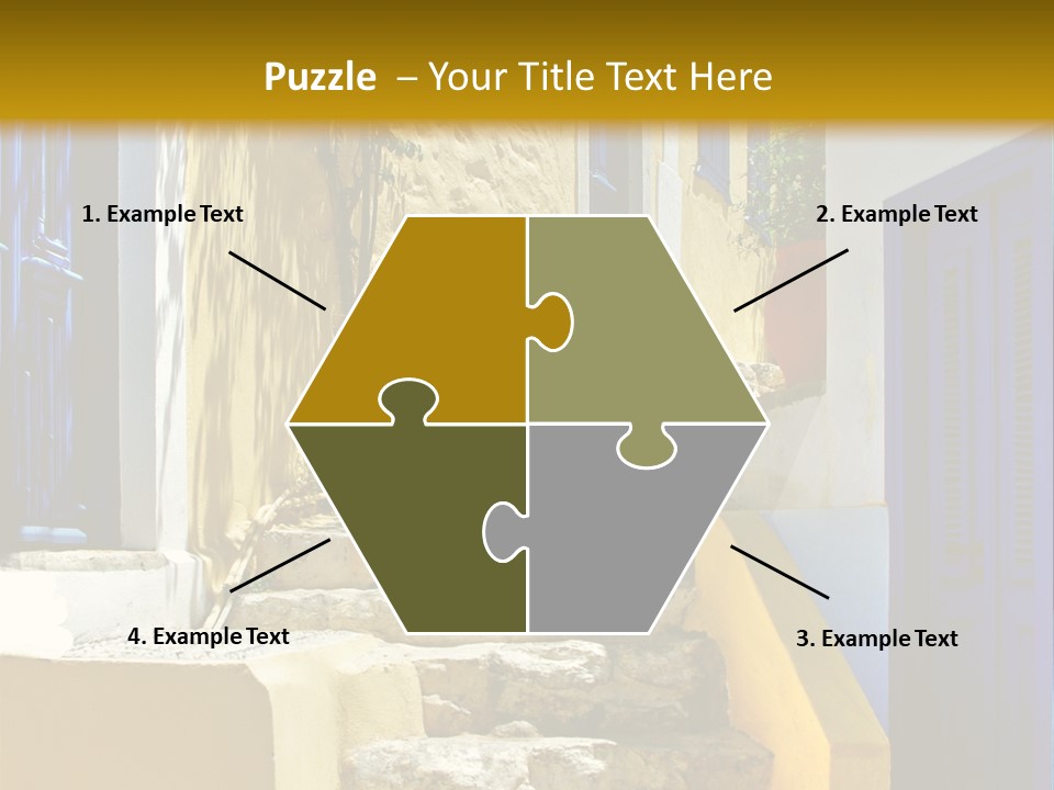 Pretty Greek Islands PowerPoint Template