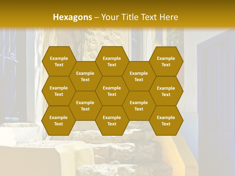 Pretty Greek Islands PowerPoint Template