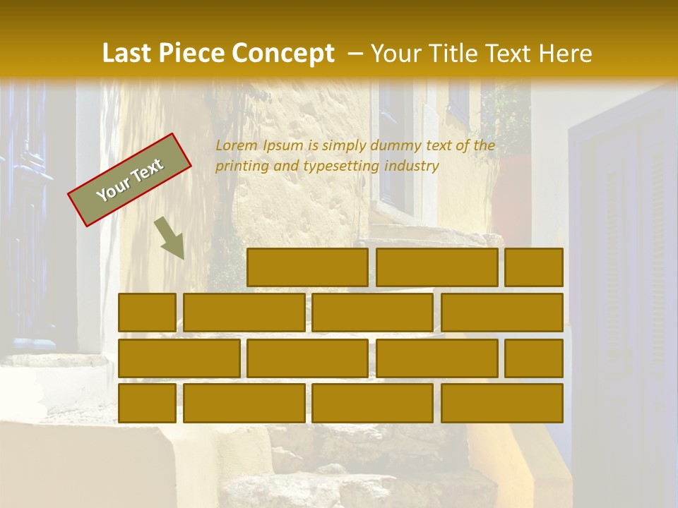 Pretty Greek Islands PowerPoint Template