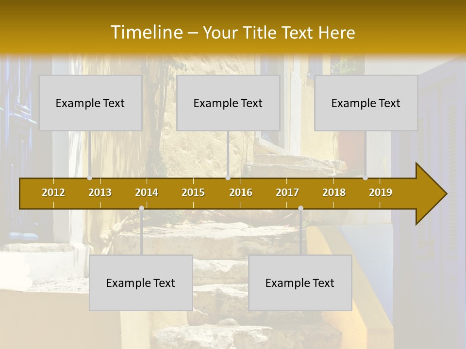 Pretty Greek Islands PowerPoint Template