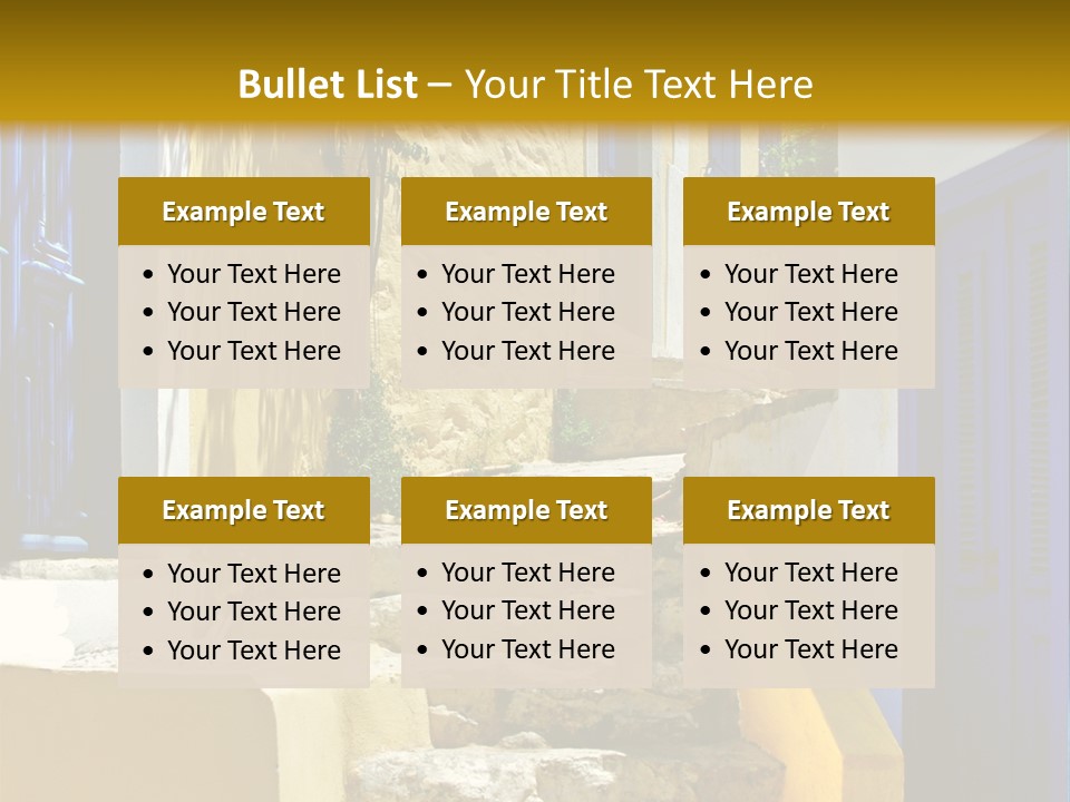 Pretty Greek Islands PowerPoint Template