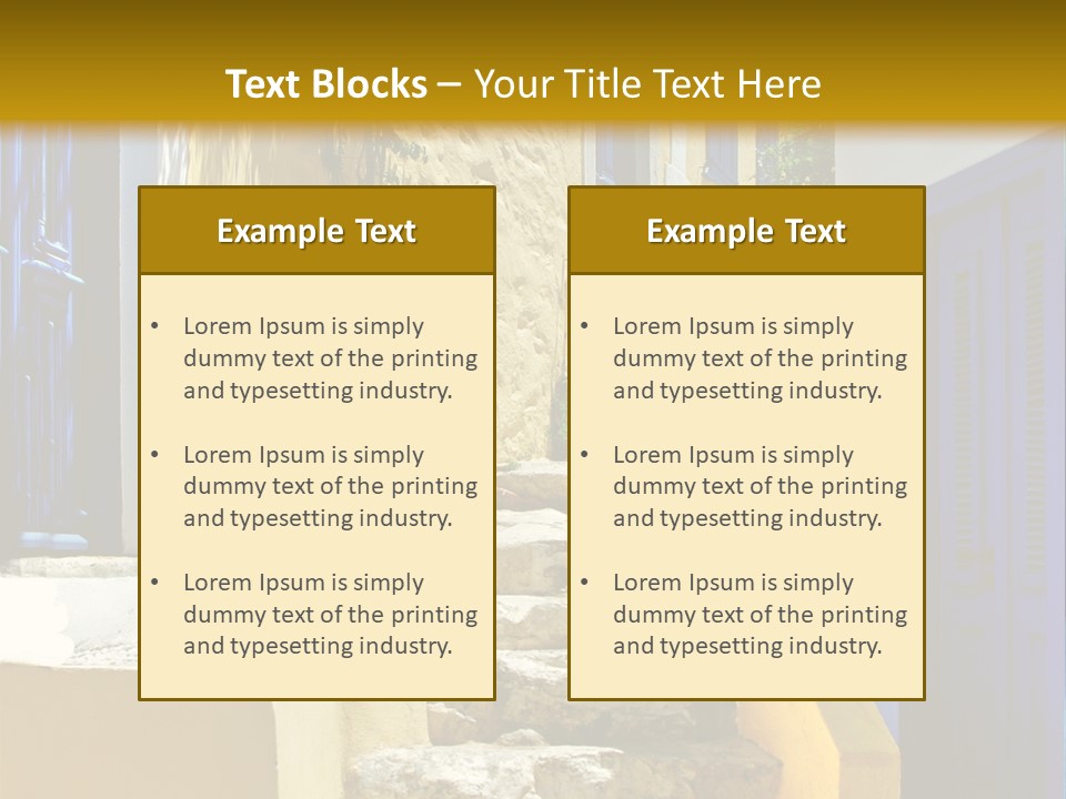 Pretty Greek Islands PowerPoint Template