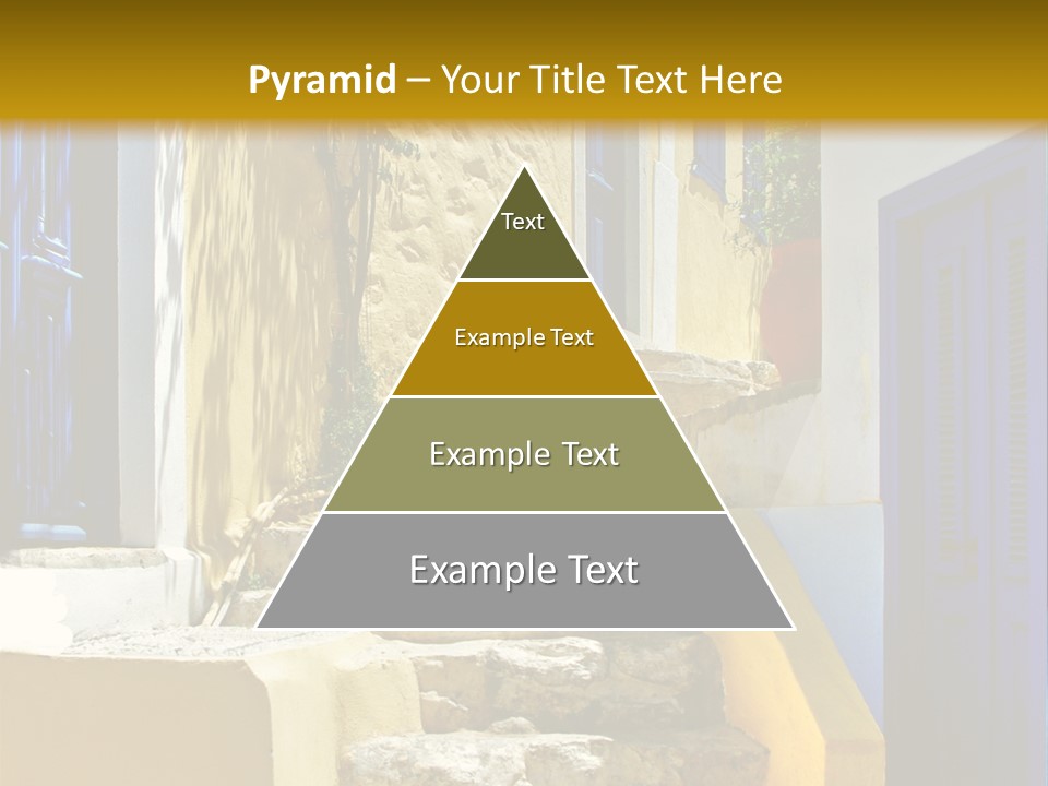 Pretty Greek Islands PowerPoint Template