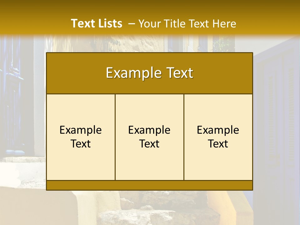 Pretty Greek Islands PowerPoint Template