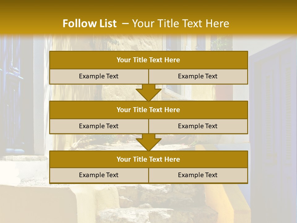 Pretty Greek Islands PowerPoint Template