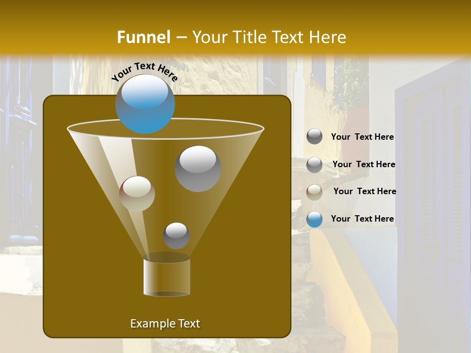 Pretty Greek Islands PowerPoint Template