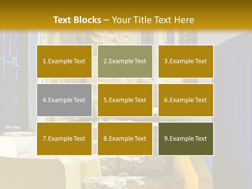 Pretty Greek Islands PowerPoint Template