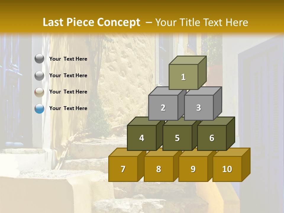 Pretty Greek Islands PowerPoint Template