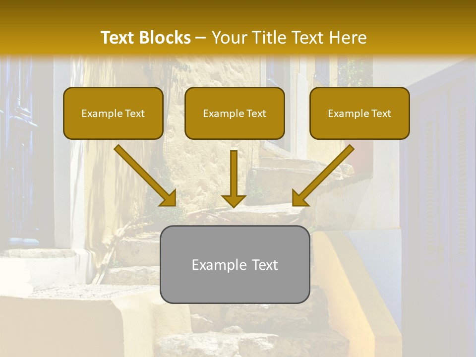Pretty Greek Islands PowerPoint Template