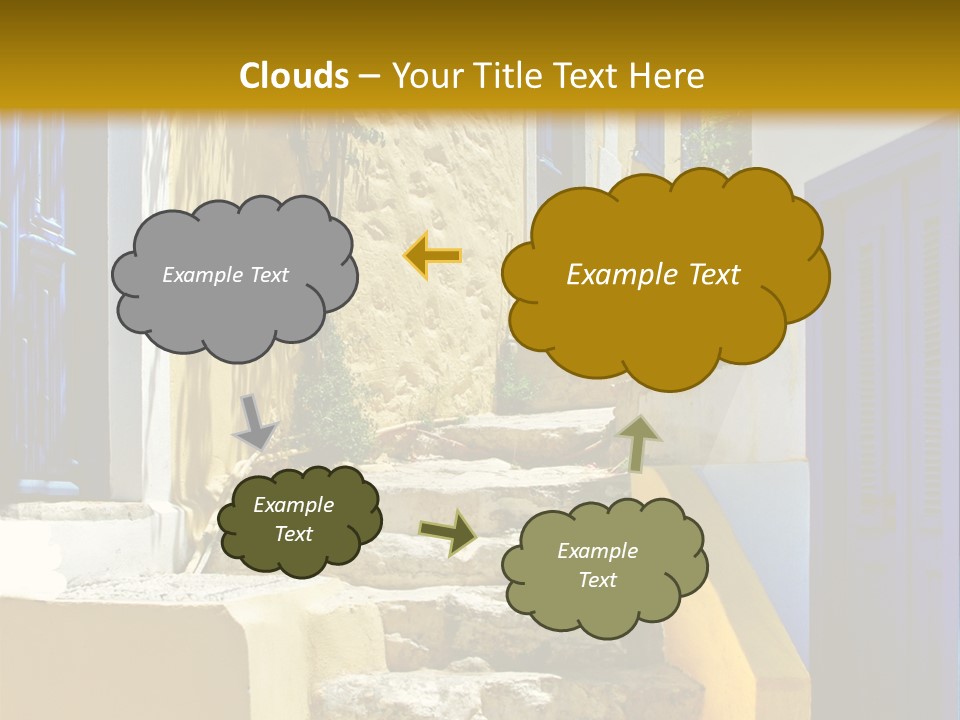 Pretty Greek Islands PowerPoint Template