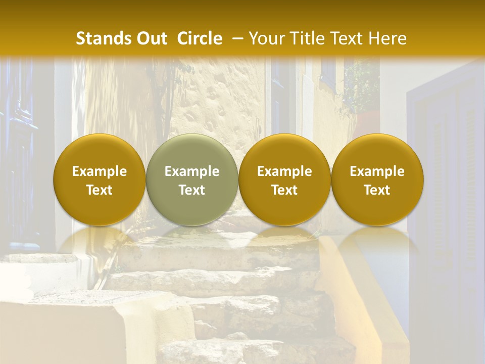 Pretty Greek Islands PowerPoint Template