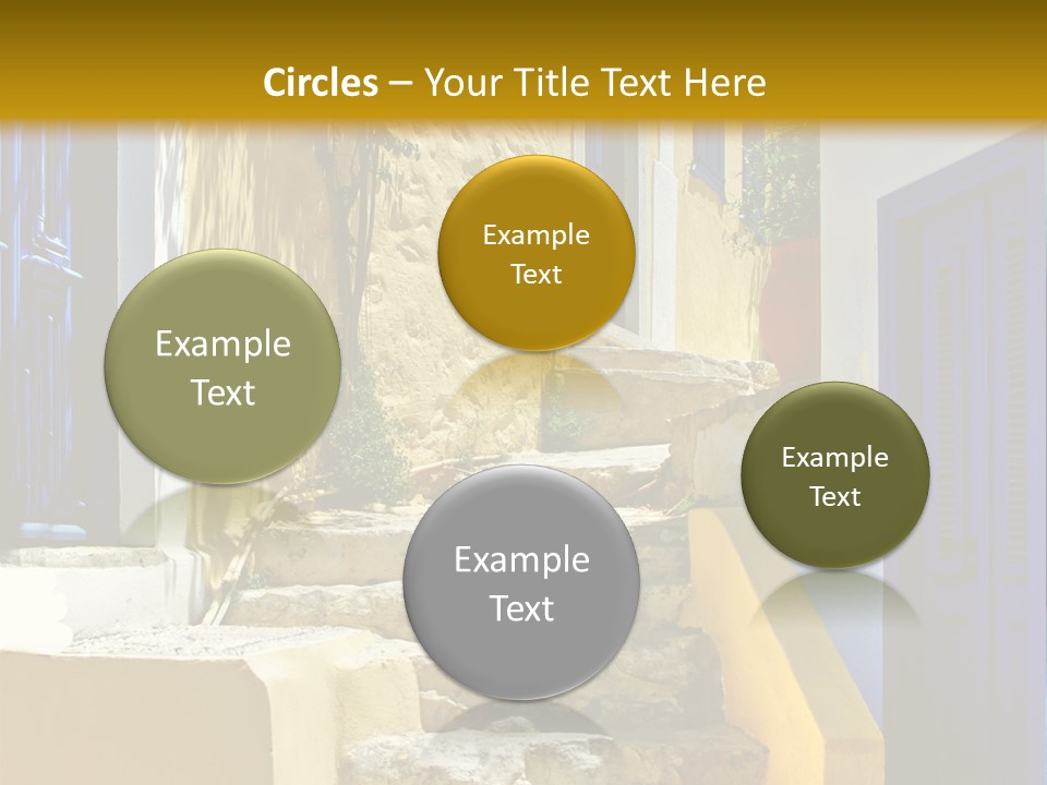 Pretty Greek Islands PowerPoint Template