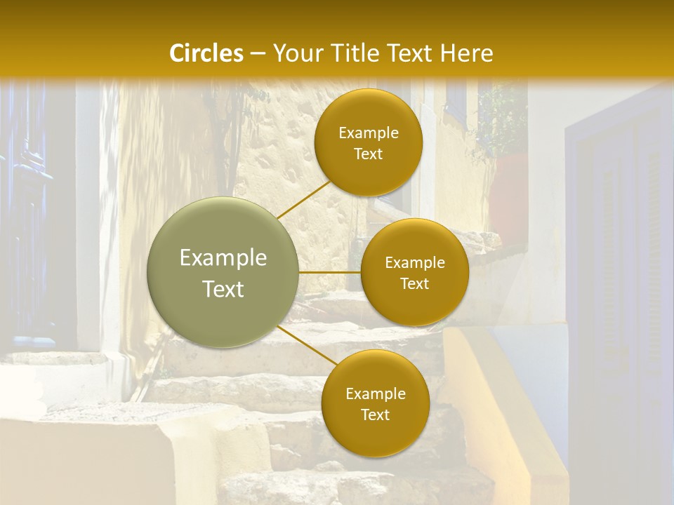 Pretty Greek Islands PowerPoint Template