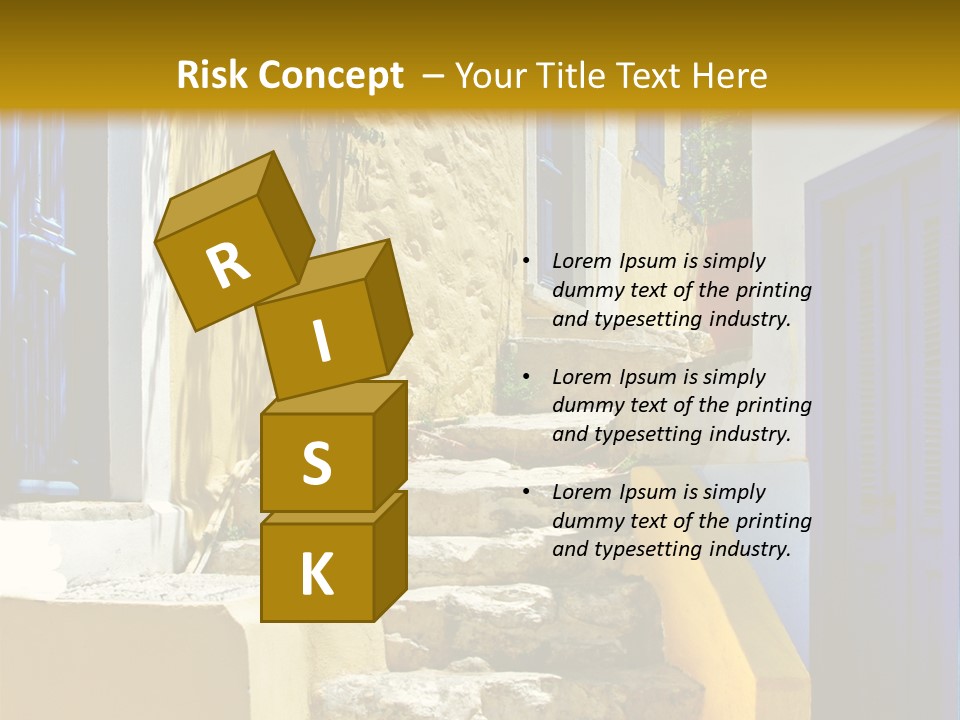 Pretty Greek Islands PowerPoint Template