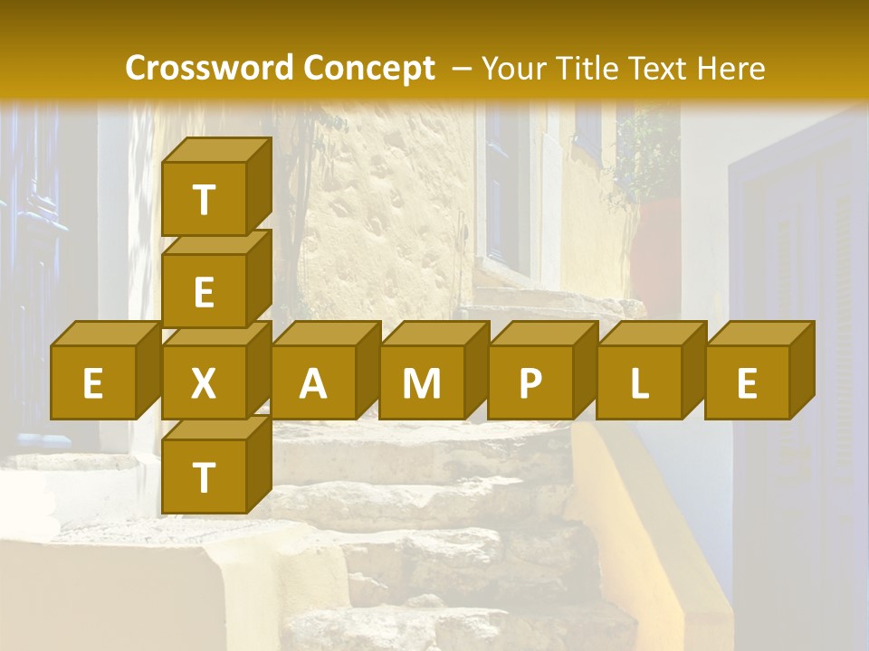 Pretty Greek Islands PowerPoint Template