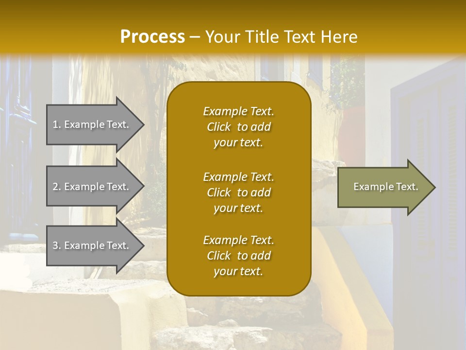 Pretty Greek Islands PowerPoint Template