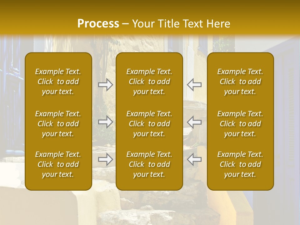 Pretty Greek Islands PowerPoint Template