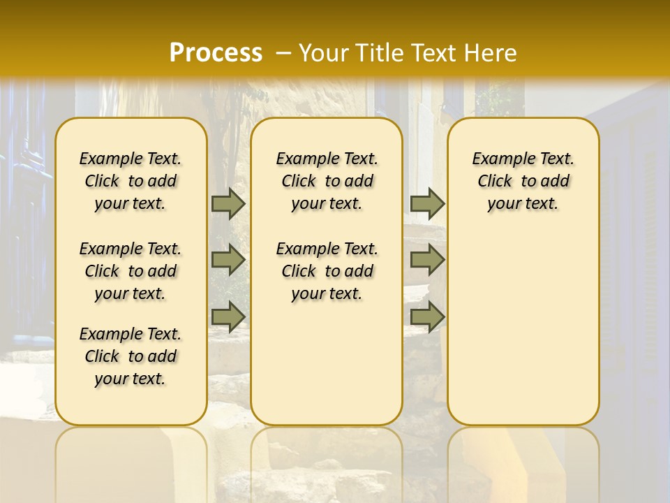 Pretty Greek Islands PowerPoint Template