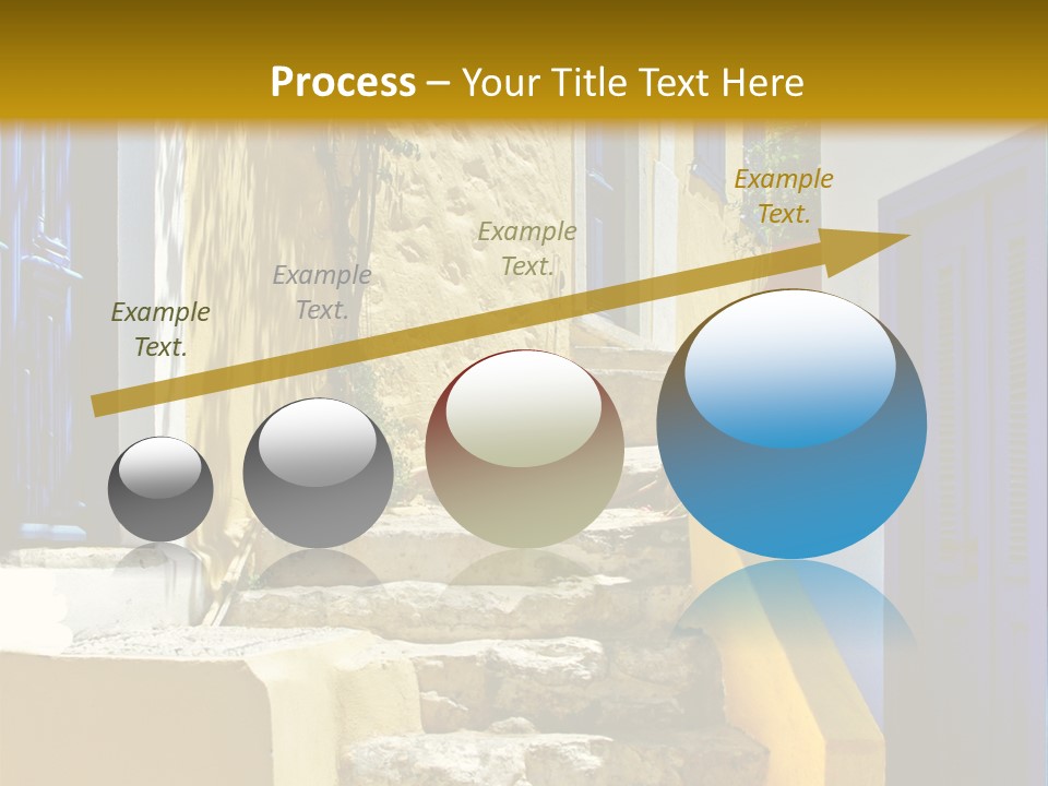 Pretty Greek Islands PowerPoint Template