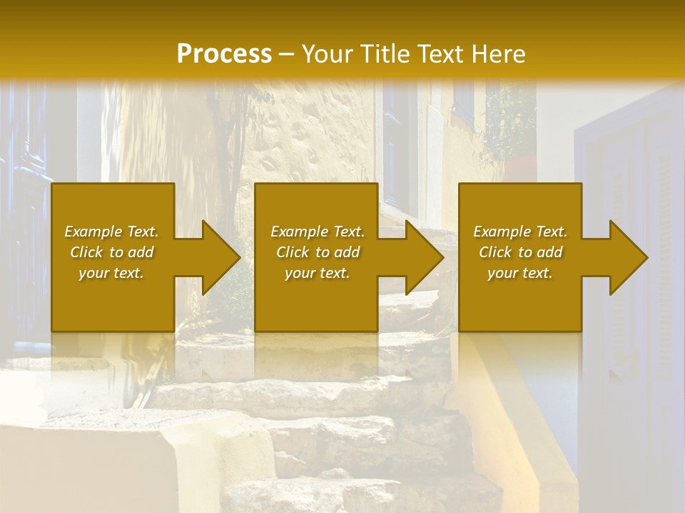 Pretty Greek Islands PowerPoint Template