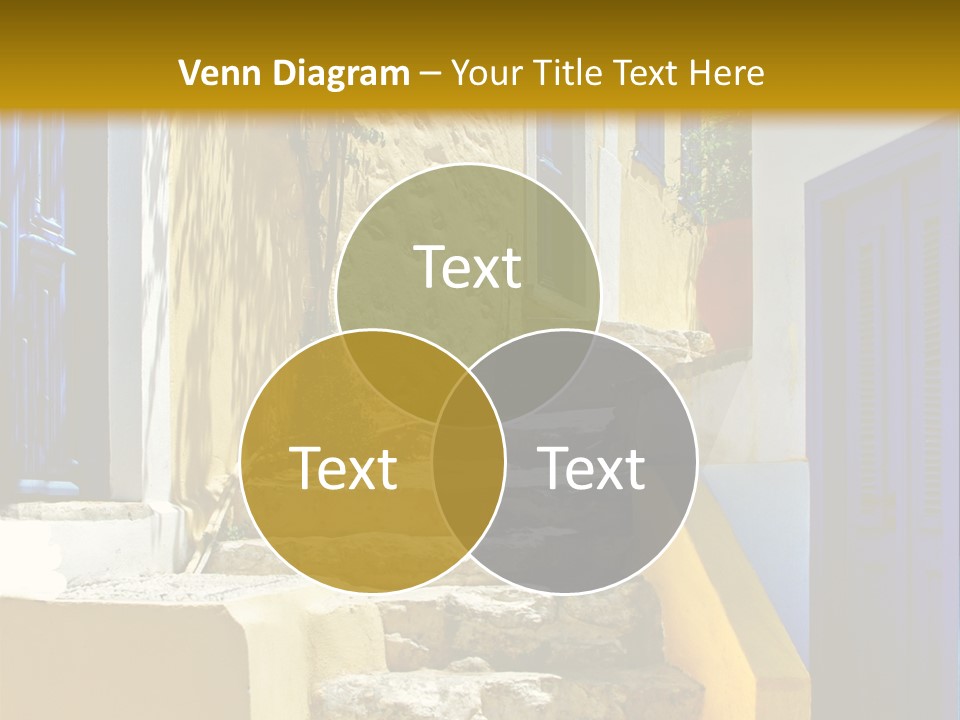 Pretty Greek Islands PowerPoint Template