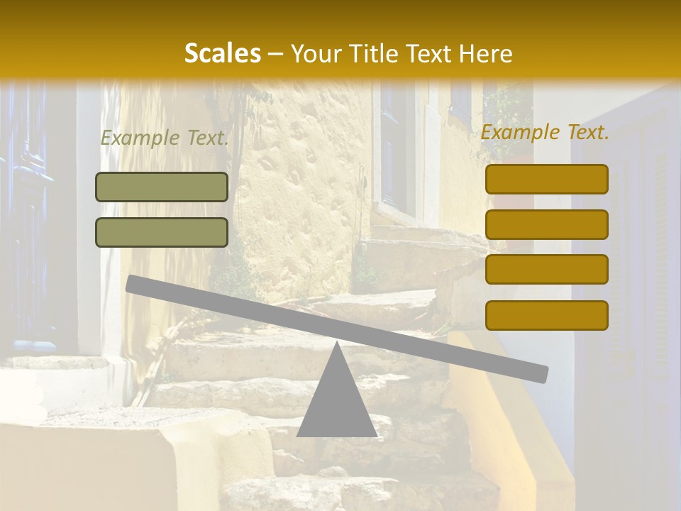 Pretty Greek Islands PowerPoint Template