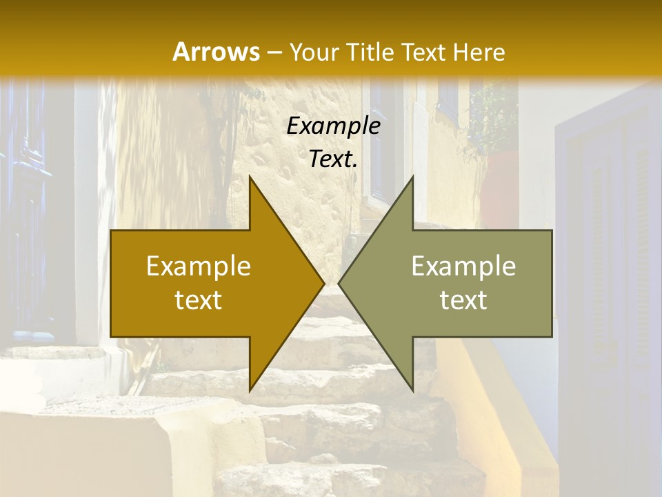 Pretty Greek Islands PowerPoint Template