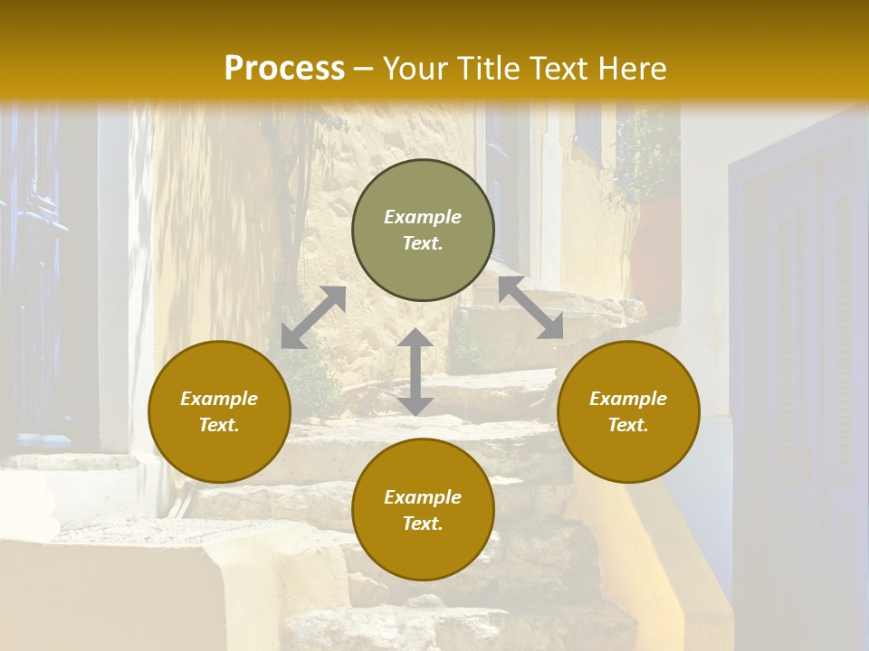 Pretty Greek Islands PowerPoint Template