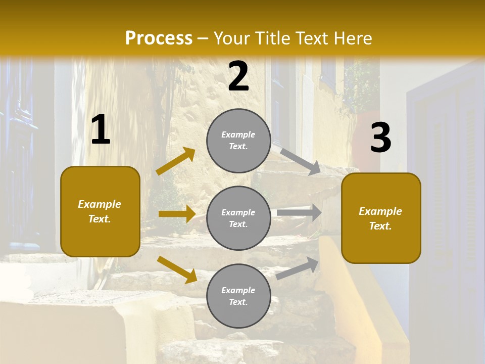 Pretty Greek Islands PowerPoint Template