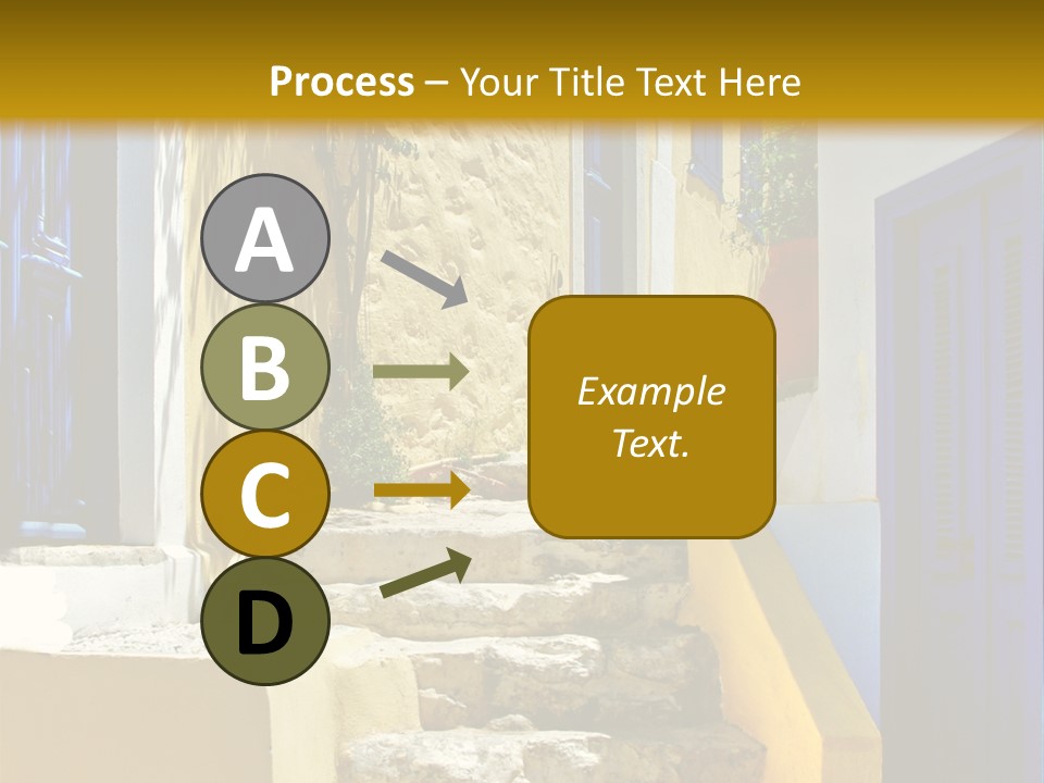 Pretty Greek Islands PowerPoint Template