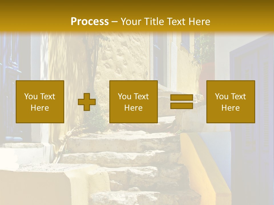 Pretty Greek Islands PowerPoint Template