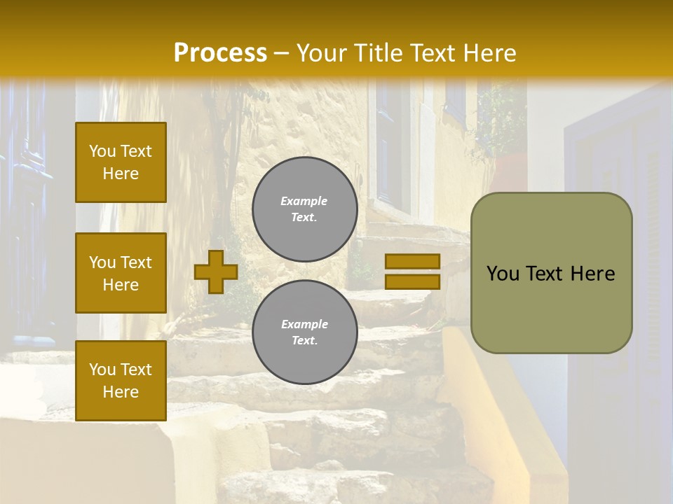 Pretty Greek Islands PowerPoint Template