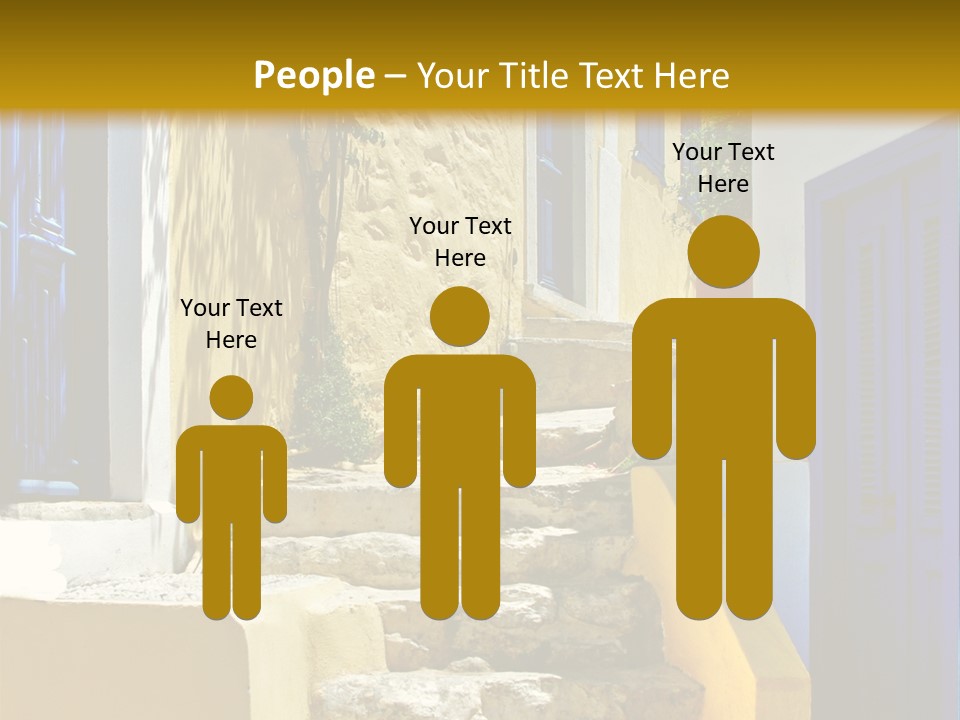 Pretty Greek Islands PowerPoint Template