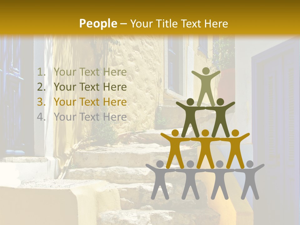 Pretty Greek Islands PowerPoint Template