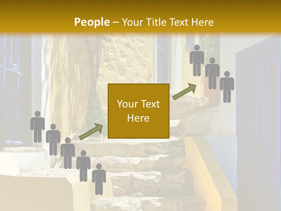 Pretty Greek Islands PowerPoint Template